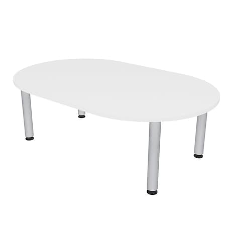 Skutchi Designs 45.25 in W, 71.5 in L, 29 in H, Engineered Wood Top, White HAR-RAC-46X72-PT-09